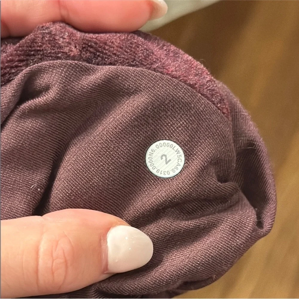 Lululemon Warm Down Jogger *Velour Heathered Arctic Plum 2/28”